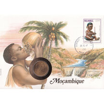 Numizmatická obálka Mozambik 1982