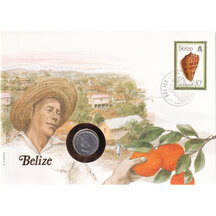 Numizmatická obálka Belize 1980