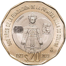 20 Pesos Mexico 2023 - Colima