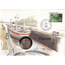 Numizmatická obálka Panama 1983
