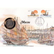 Numizmatická obálka Macao 1983