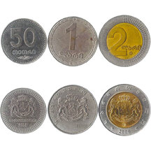 Set mincí Gruzínsko 2006