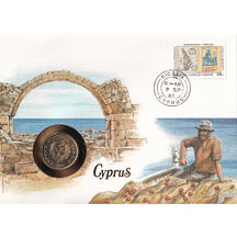 Numizmatická obálka Cyprus 1983