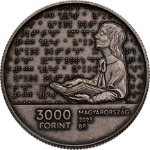 3000 Forint Maďarsko 2025 - Vzdelávanie nevidiacich