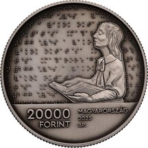 20 000 Forint Maďarsko 2025 - Vzdelávanie nevidiacich