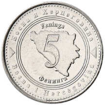 5 Feninga Bosna a Hercegovina 2021