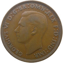 1 Penny Veľká Británia 1938
