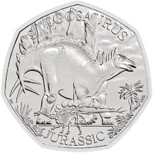 50 Pence Veľká Británia 2024 - Stegosaurus