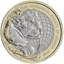 2 Pounds Veľká Británia 2026 - Zoologická spoločnosť