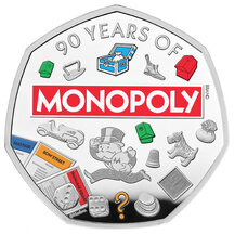50 Pence Veľká Británia 2025 - Monopoly - Proof