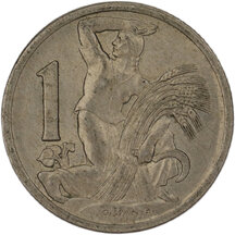 1 Koruna Československo 1922