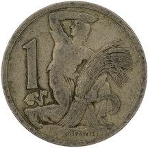 1 Koruna Československo 1922