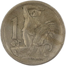 1 Koruna Československo 1946
