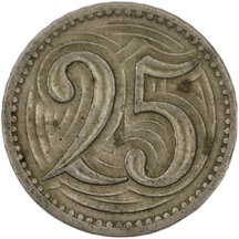 25 Halier Československo 1933