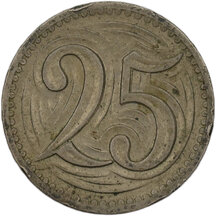 25 Halier Československo 1933