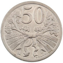 50 Halier Československo 1931