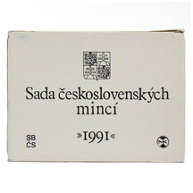 Sada obehových mincí ČSFR 1991