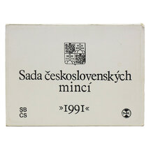Sada obehových mincí ČSFR 1991