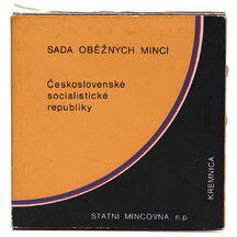 Sada obehových mincí ČSSR 1986