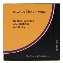Sada obehových mincí ČSSR 1987