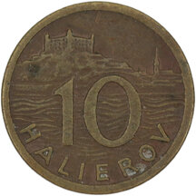 10 Halier Slovensko 1939