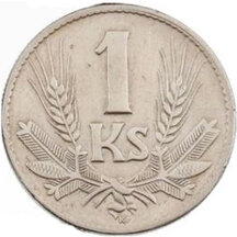 1 Koruna Slovensko 1942