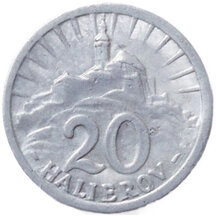 20 Halier Slovensko 1942