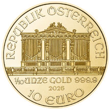 10 EURO Rakúsko 2026 - Wiener Philharmoniker