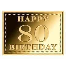 3000 Francs Čad  - Happy 80th Birthday