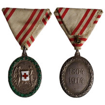 Medaila František Jozef I. - Červený kríž 1914 (Ag)