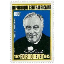 Známka Stredoafrická republika 1970 - F. D. Roosevelt