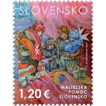 Známka Slovensko 2023 - Maltézska pomoc