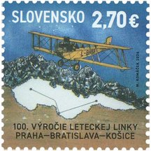 Známka Slovensko 2024 - Letecká linka