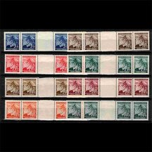 Séria známok Protektorát Čechy a Morava 1939 - Lipová ratolesť (medziaršie)