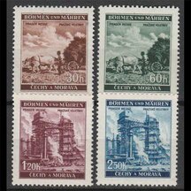 Séria známok Protektorát Čechy a Morava 1941 - Pražská výstava