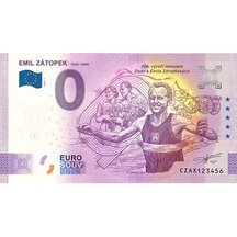 0 Euro Souvenir Česko 2022 - Emil Zátopek