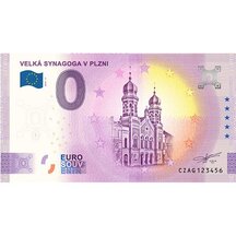 0 Euro Souvenir Česko 2023 - Veľká synagoga v Plzni