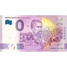 0 Euro Souvenir Chorvátsko 2021 - Matej Bencur (M.Kukučín)