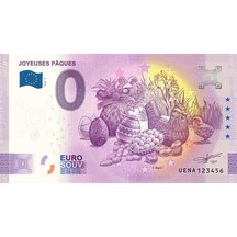 0 Euro Souvenir Francúzsko 2022 - Joyeuses Pâques