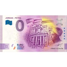 0 Euro Souvenir Jordánsko 2023 - Jordan-Petra