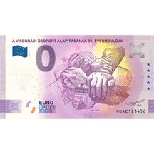 0 Euro Souvenir Maďarsko 2021 - V4 - Anniversary