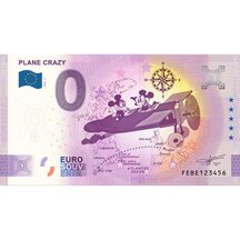 0 Euro Souvenir Malta 2024 - Plane Crazy