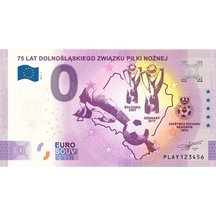 0 Euro Souvenir Poľsko 2021 - 75 lat Dolnośląskiego Związk Piłki Nożnej