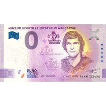 0 Euro Souvenir Poľsko 2021 - Muzeum sportu i turystyki w Warszawie 2