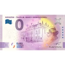 0 Euro Souvenir Poľsko 2021 - Rzeszów - Teatr im. Wandy Siemaszkowej