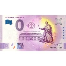 0 Euro Souvenir Poľsko 2022 - Akademia Zamojska