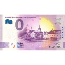 0 Euro Souvenir Poľsko 2022 - Powiat Raciborski