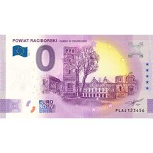 0 Euro Souvenir Poľsko 2023 - Powiat Raciborski - Zamek