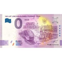 0 Euro Souvenir Poľsko 2024 - 145 lat linii kolejowej Poznan
