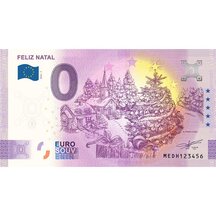 0 Euro Souvenir Portugalsko 2022 - Feliz Natal
